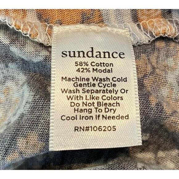 Sundance sz L Patchwork Turtleneck-ish Top - Picture 11 of 11